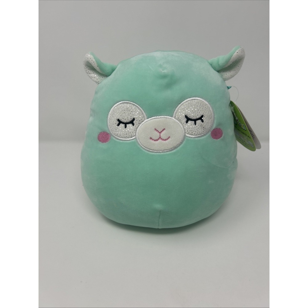 NEW Squishmallows Miley Teal Sleeping LLAMA  8" Easter 2021 Collection NWT